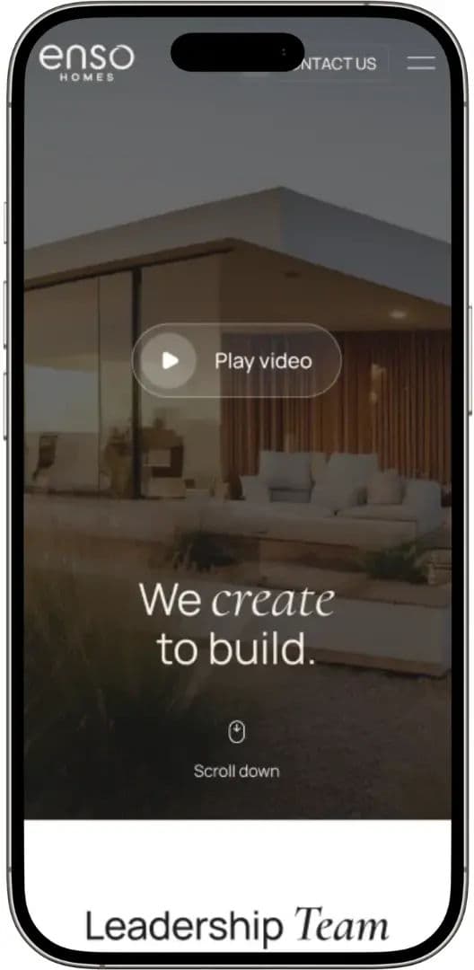 Mobile showcase of our websites 2