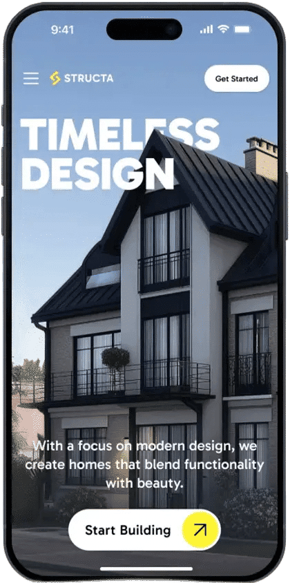 Mobile showcase of our websites 3